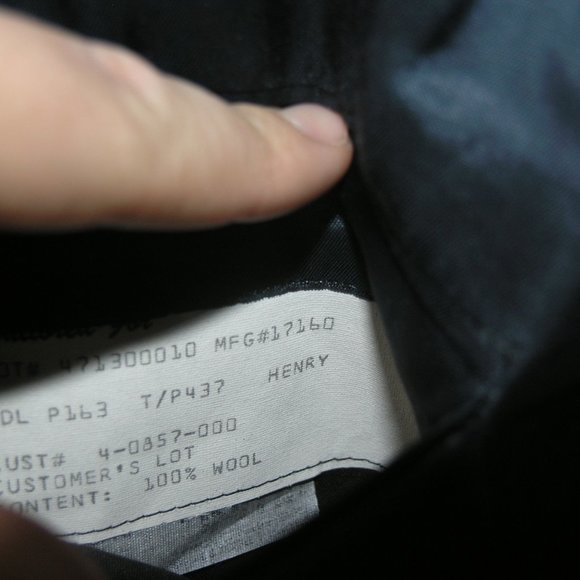 Gieves & Hawkes Henry Vintage Dark Blue Striped Two Button Suit 42R - Picture 11 of 13